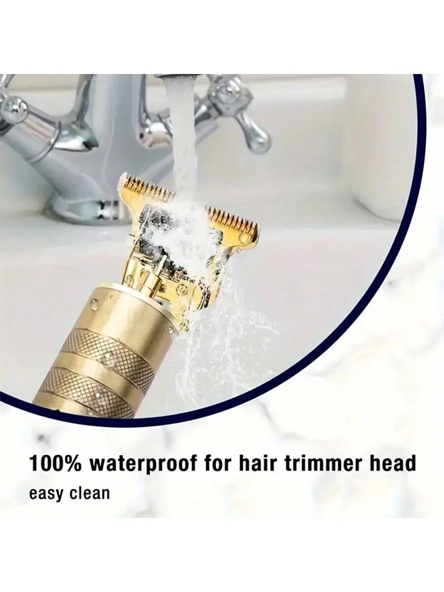 Cordless hair clipper and beard trimmer set, perfect for grooming at home or on the go.