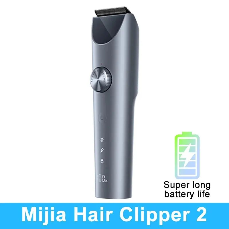 Man using Xiaomi Mijia Hair Cutting Trimmer for beard trimming