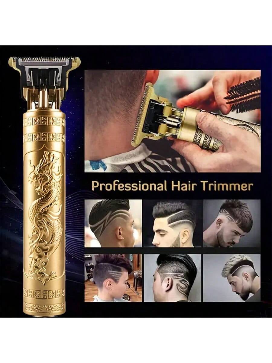 T9 beard trimmer with precision blades and sleek metal design for high-quality grooming.