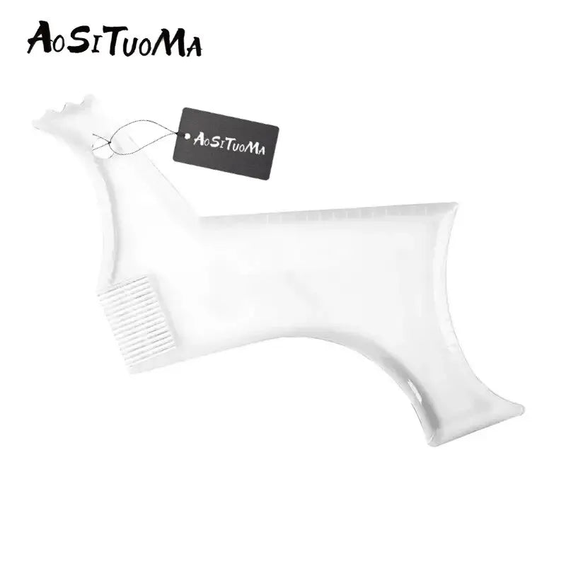 Versatile beard and mustache comb for travel and daily grooming