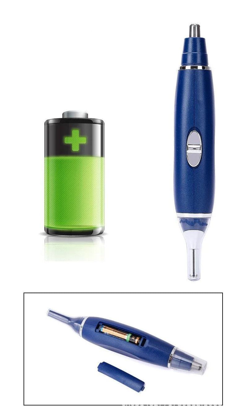 Electric Nose Hair Trimmer – Beard, Mustache, and Eyebrow Groomer