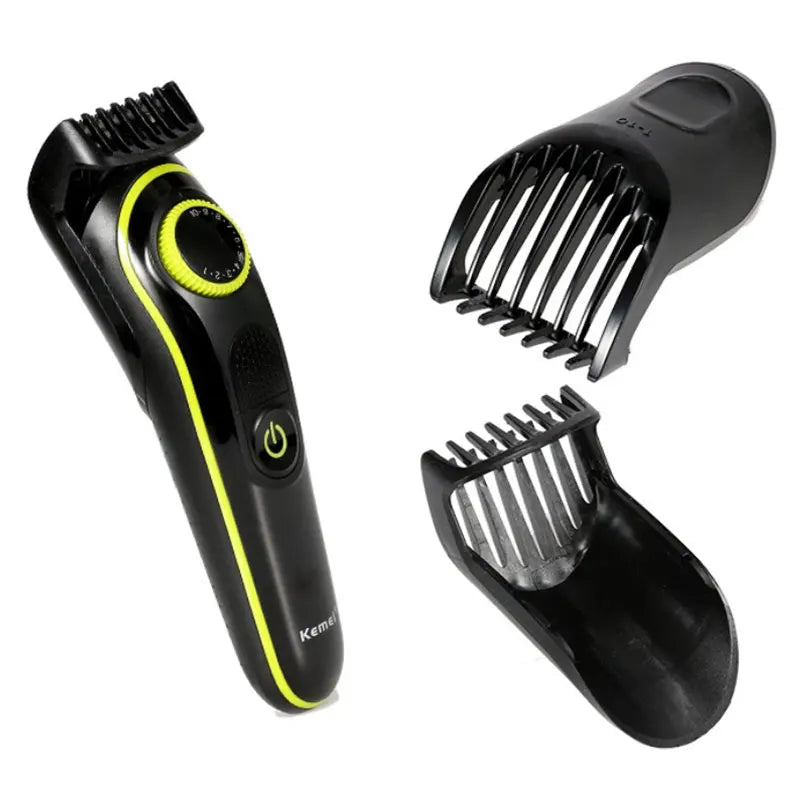 Rechargeable hair clipper and beard trimmer for men, providing precise and tug-free grooming experience.