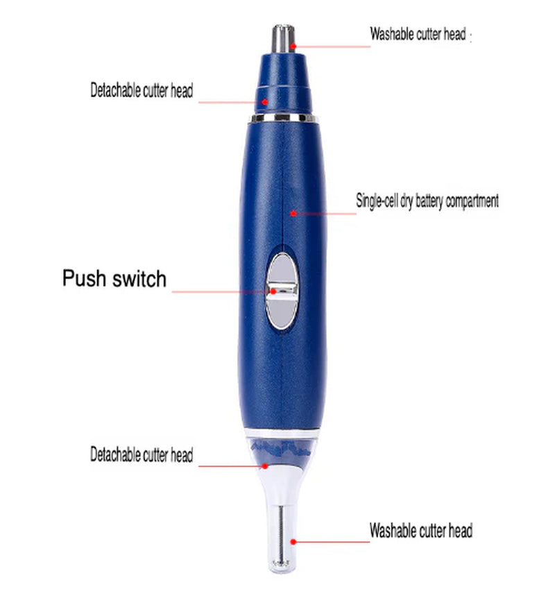 Electric Nose Hair Trimmer – Beard, Mustache, and Eyebrow Groomer