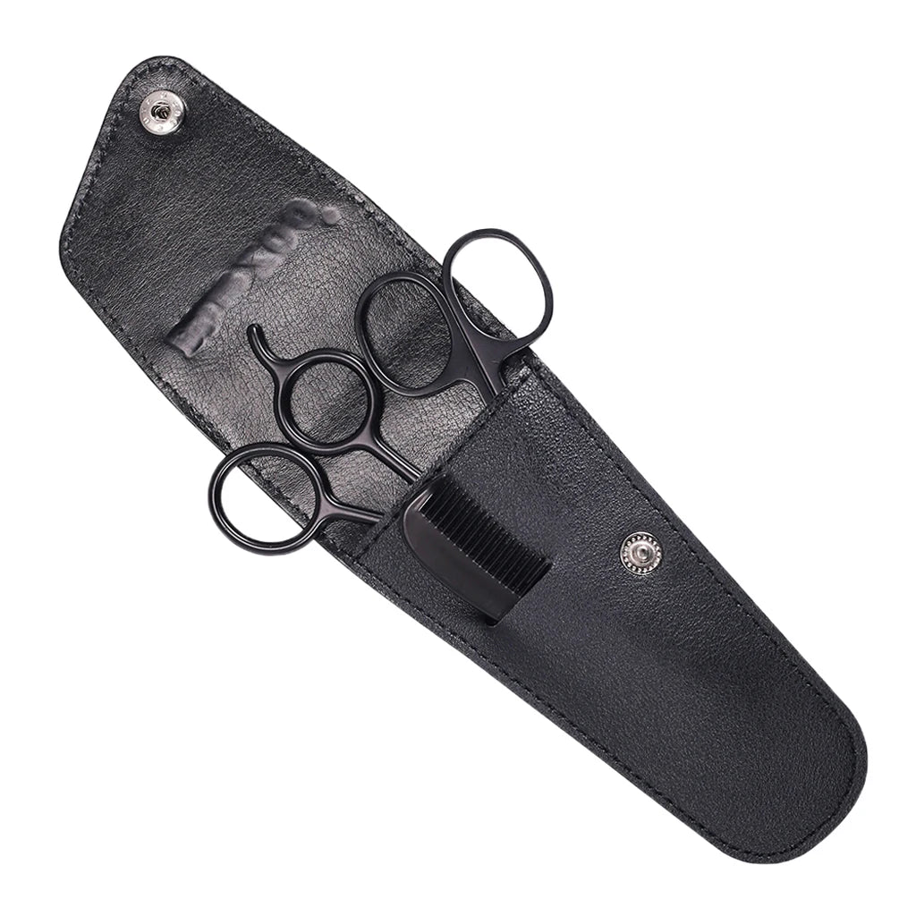 Compact comb for styling and grooming mustache and beard with ease.