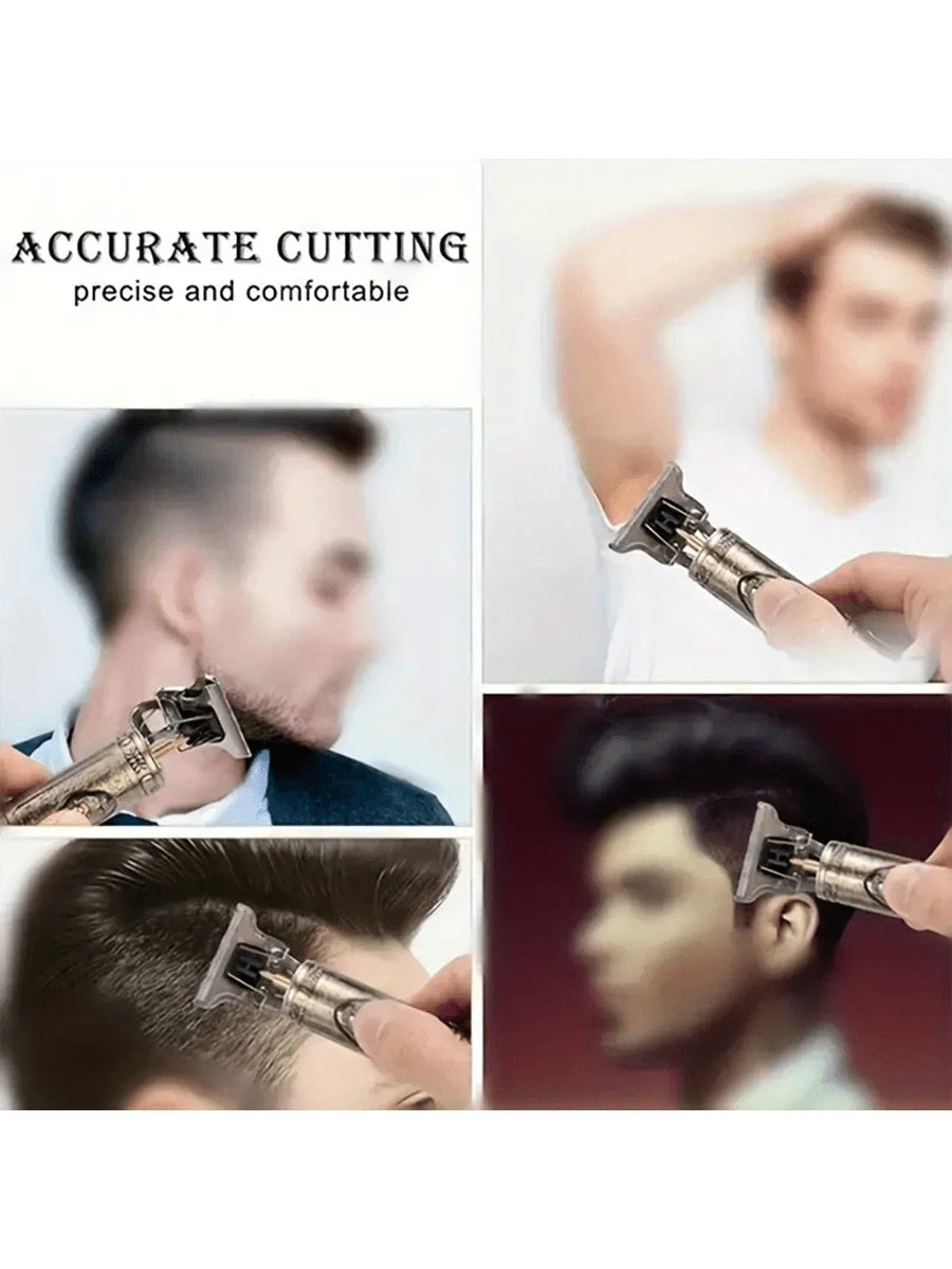 Professional-grade beard trimmer for men, ideal for beard, hair, and facial trimming.