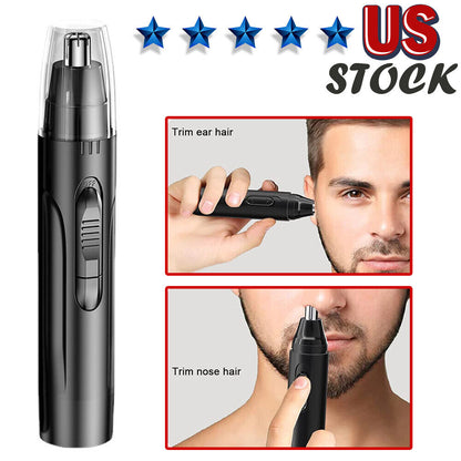 Easy-to-use electric nose hair trimmer for precise grooming