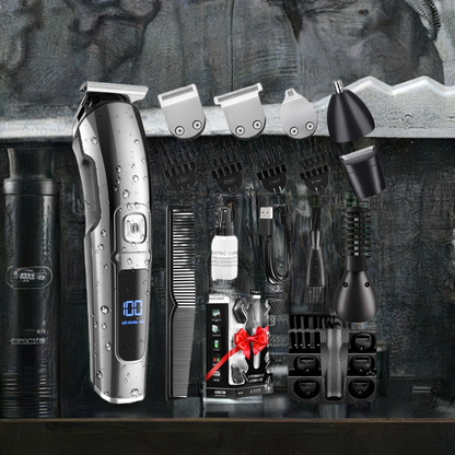 15-in-1 Professional Hair Cutter – Cordless Beard Trimmer Kit - Groomedge