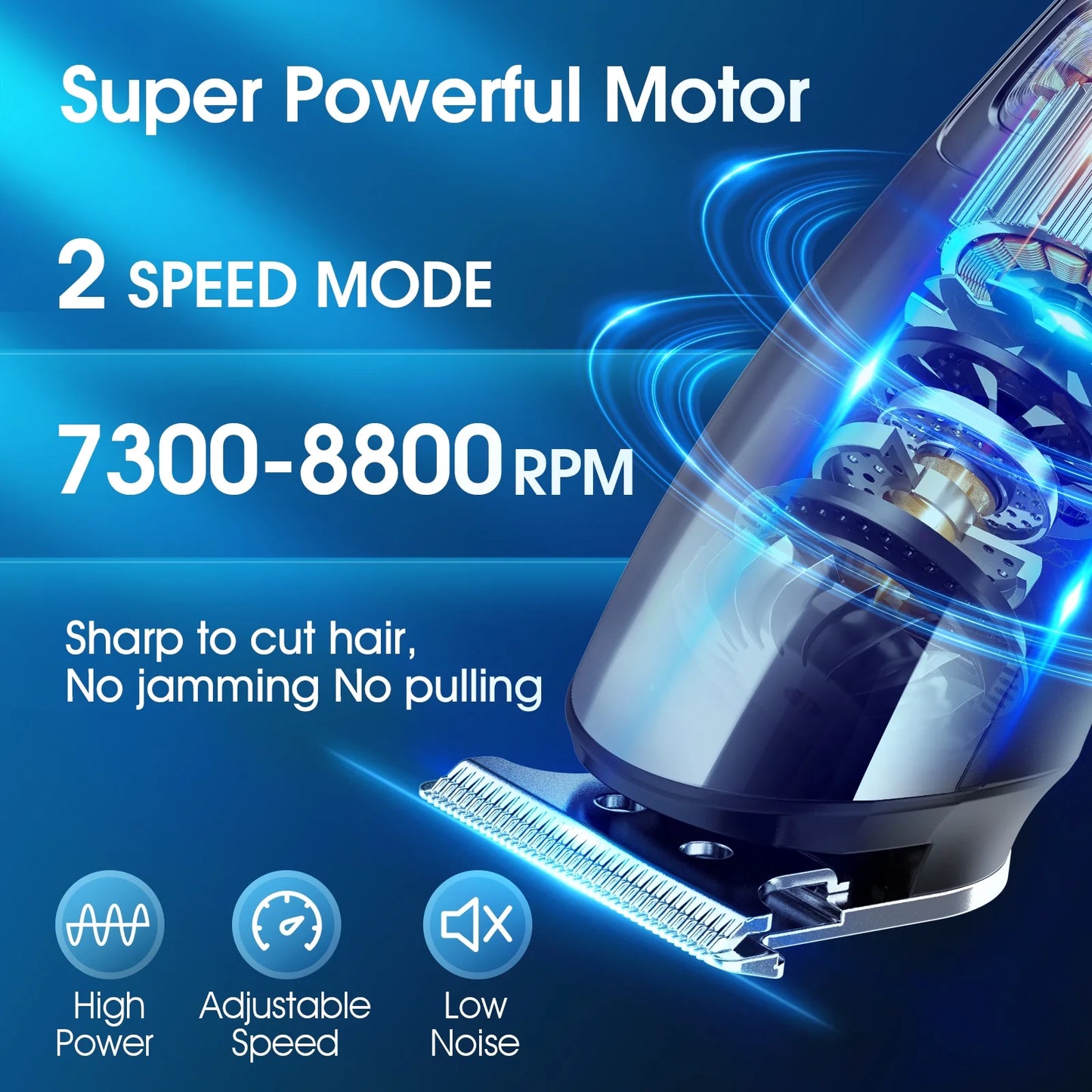 USB rechargeable hair cutter for convenient grooming