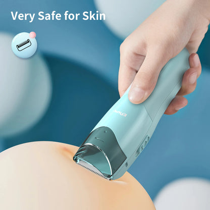 Close-up of precision cutting technology on AquaTrim vacuum beard trimmer