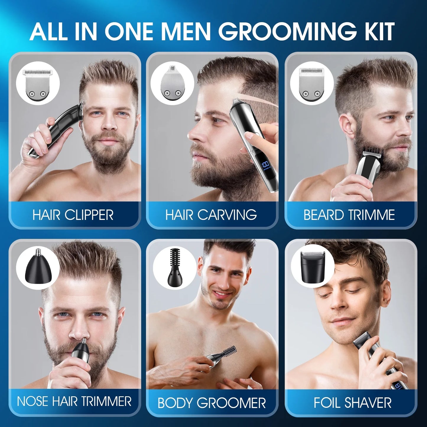 Waterproof hair cutter for easy cleaning and maintenance